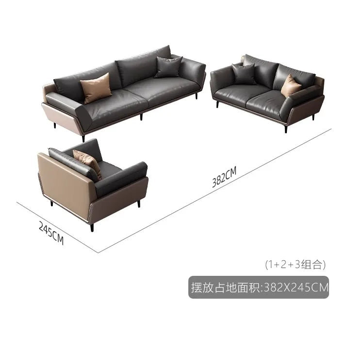 CP office sofa coffee table combination simple modern business rest reception