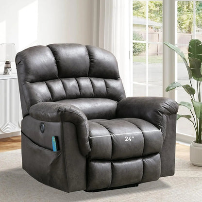 Power Lift Chairs Recliner with Massage and Heating for Elderly Electric Recliner Chair with 24" Wide Seat for Big , Customized