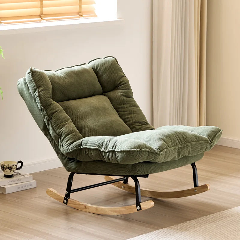 Single sofa  Living room lazy rocking chair Reclining  Adult rocking chair