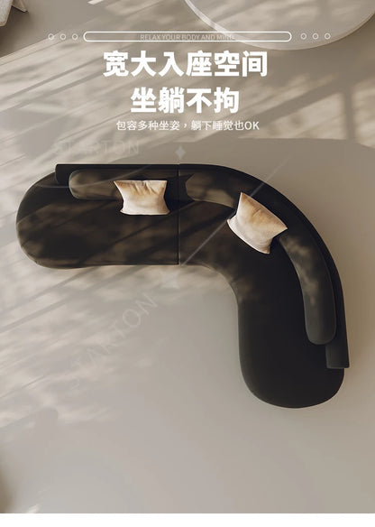 White Minimalist Comfortable Large Size Living Room Sofas Terrace Furniture