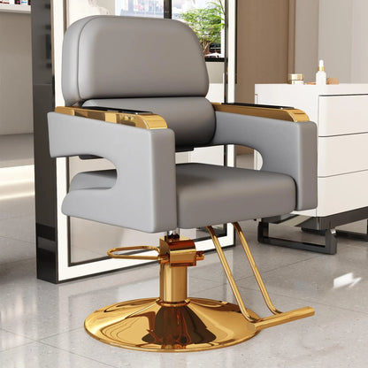 Creative Luxury Barber Chairs Modern Simple Style Minimalist Salon Chairs Space Saving Italian Friseurstuhl Salon Furniture