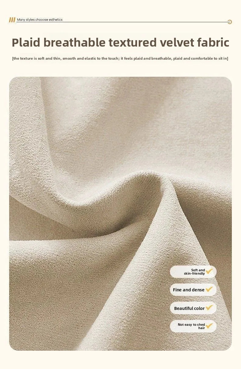 2026 hot sell Rotatable lifting comfortable computer chair, home bedroom flannel dressing chair
