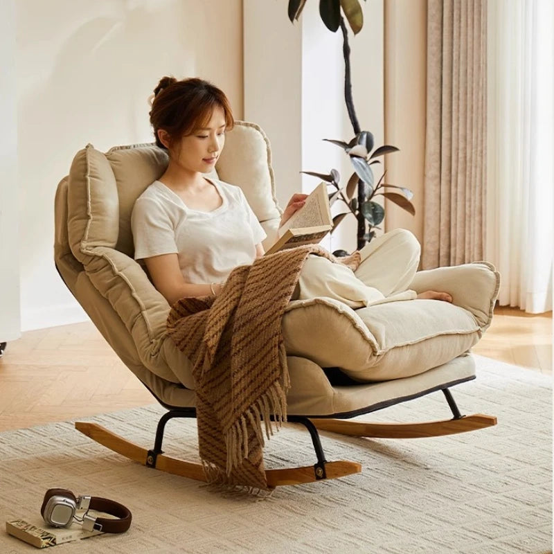 Designer Relax Chaise Lounge Luxury Vanity Makeup Rocking Chaise Lounge Gaming Sofa Living Room Furniture Woonkamer Stoelen Lsyy