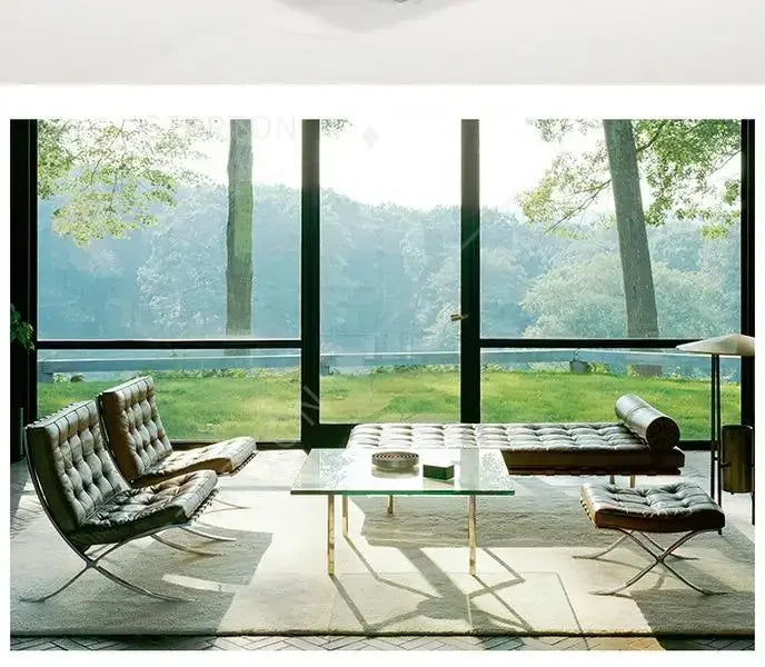 Nordic Single Sofa Barcelona Chair Italian Designer Seat Personality Lounge Chair Lounge Chair Retro Chairs