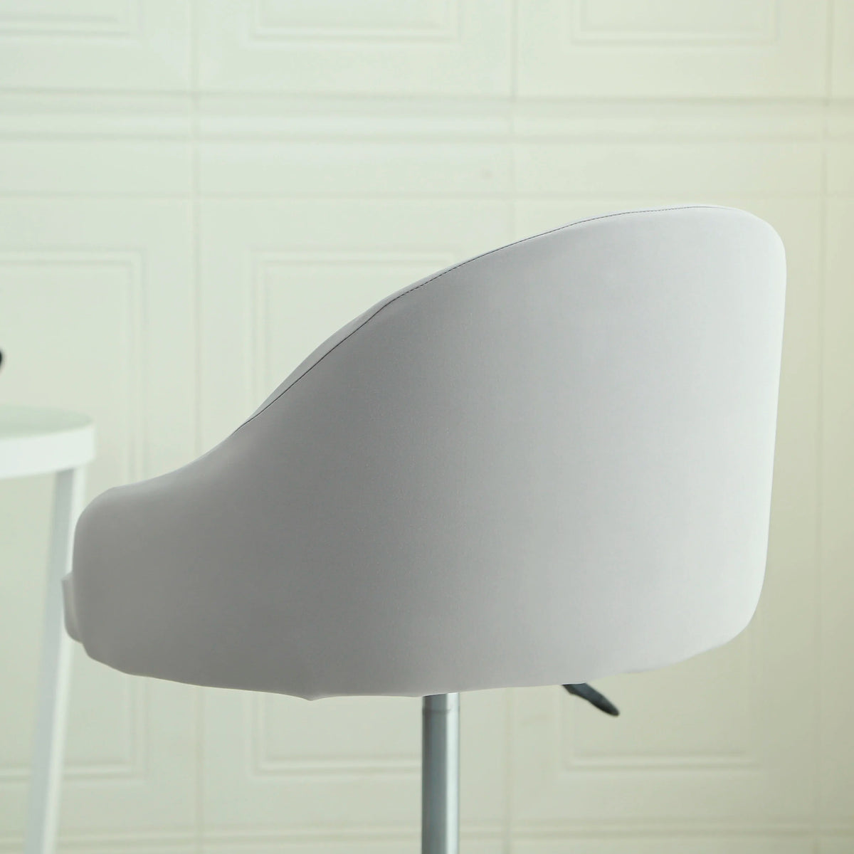 1PC Semi-Circular Universal Wear-Resistant Chair Cover Chair Cover Dust-proof Elastic Restaurant Hotel Dining Chair Cover 의자 커버