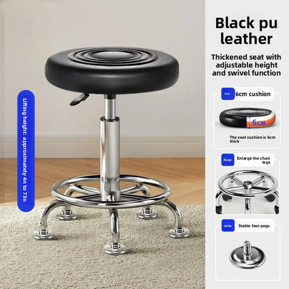 New Bar Chair Laboratory Special Beauty Nail Stool Lifting High Stool Work Stool
