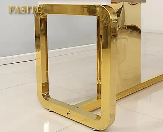 Hairdresser's mirror stand hair salon special solid wood haircut mirror simple barber's table with light