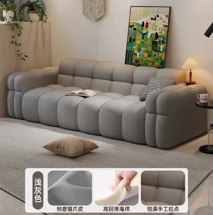 Apartment Lounge Sofas Comfortable Minimalist Large Soft Sofa Floor Apartment Romantic Elegant Ergonomic Divano Trendy Furniture
