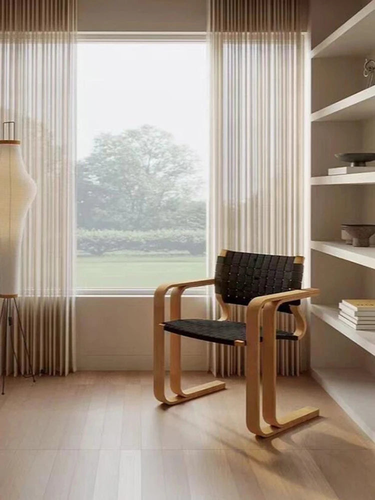 Wooden Dining Chairs Modern Dining Chair Living Room Armchairs Chair Minimalist Relaxing Office Stool Decorative Furniture