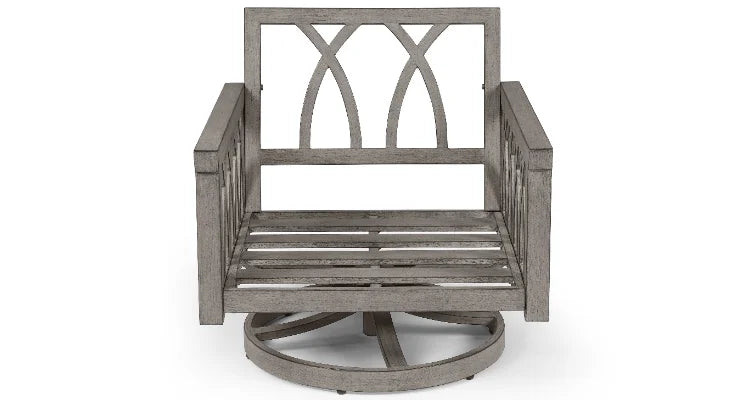 360 swivel chair for living room, family bar, swimming pool and dining room, aluminum garden sofa with cloth cushion