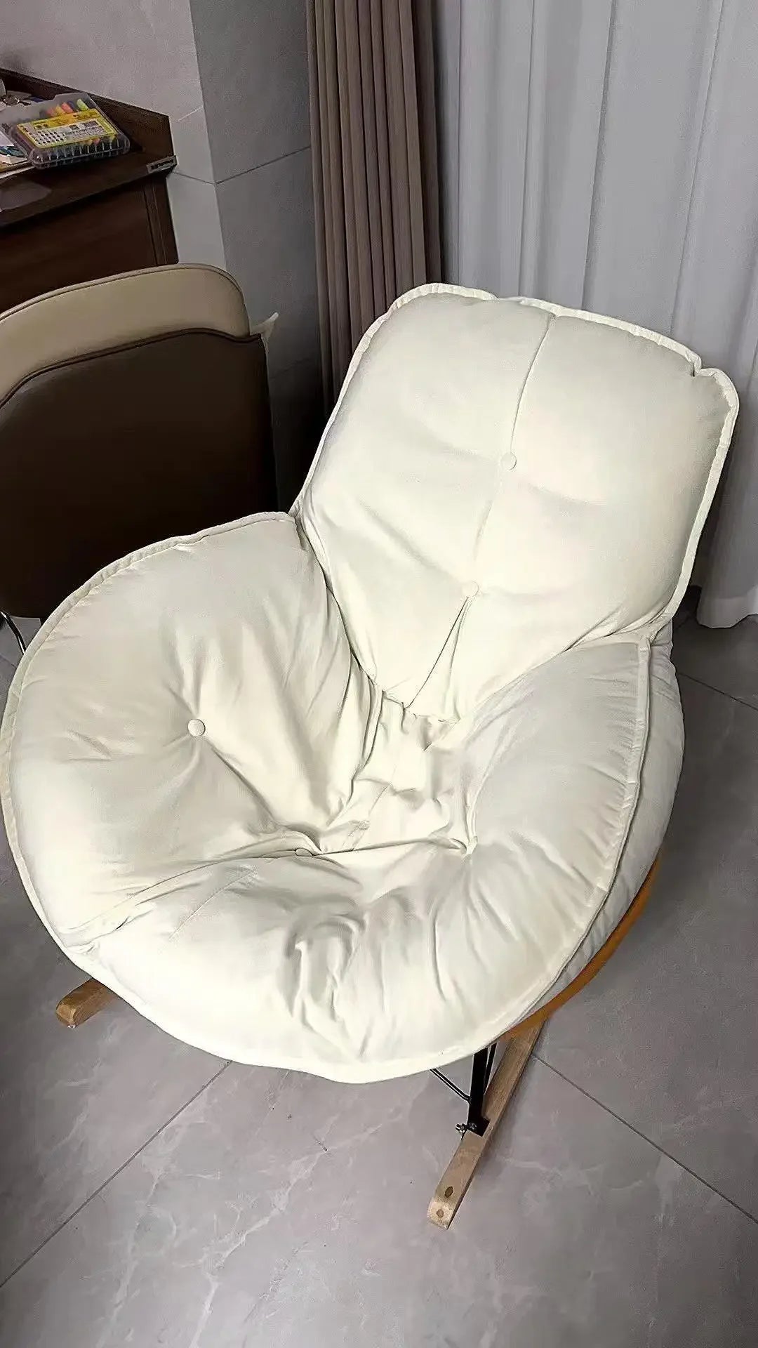 Lazy Couch Penguin Rocking Chair Indoor Leisure Rocking Chair Lounge Chair Rocking Daybed Adult Lounge Snail Balcony Home Egg