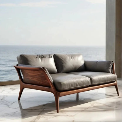 New Chinese Solid Wood Sofa Living Room Sofa