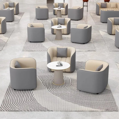 Fashion Simple Internet Celebrity Negotiation Reception Sofa Hotel Business Court Rest Sales Office Sofa Combination