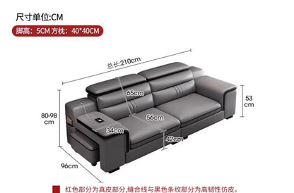Family Multifunctional Sofas Minimalist Single Design Luxury Living Room Sofa Relaxing Nordic Woonkamer Banken Home Furniture