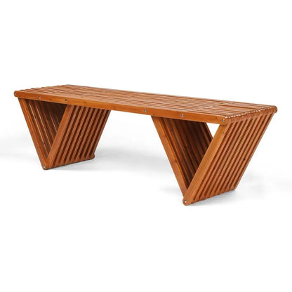 Banc de patio tout temps 63 pour véranda, cour, parc et jardin, capacité de 600 lb