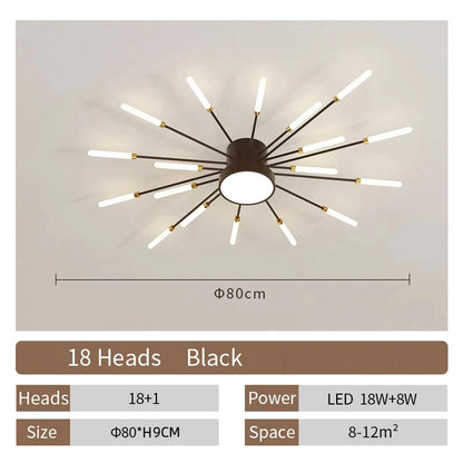 Creative LED Ceiling Lamp Modern Living Room Lights Nordic Home Decor Dining Bedroom Lighting Lustre Indoor Ceiling Pendant Lamp