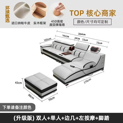 Large Size Lazy Living Room Sofas Leather Relaxing Modern Cheap Lounge Living Room Sofas Luxury Koltuk Takımı Home Decoration