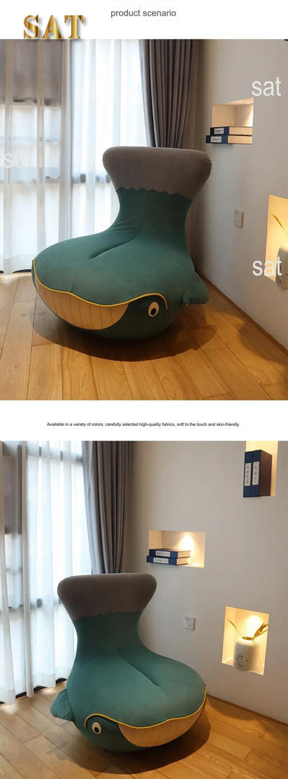 New Creative rotating single person Modern Cartoon Animal Design Living Room Lazy Sofa Chair A