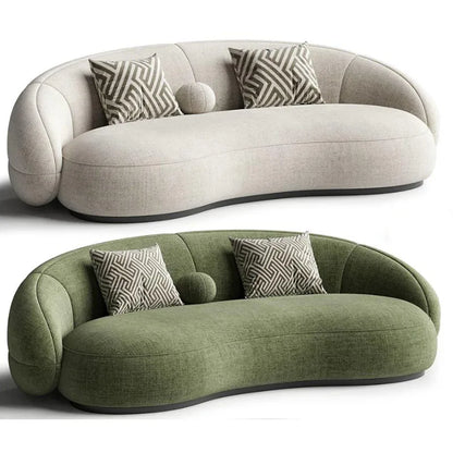 Nordic Luxury Living Room Sofa Minimalist Family Puff Comfortable Living Room Sofa Relaxing Couch Woonkamer Banken Furnitures
