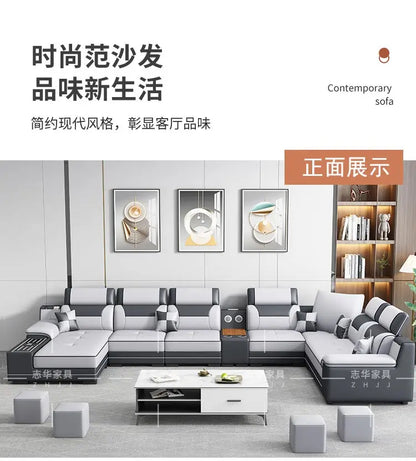 Seater Modern Sofa Ajustable Luxury Sectional Multifunctional Reclining Sofa Cushion Lazy Meubles De Maison Salon Furnitures