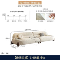 Designer Living Room Sofas with Recliner and Puffs, Postmodern Furniture for Muebles Creating