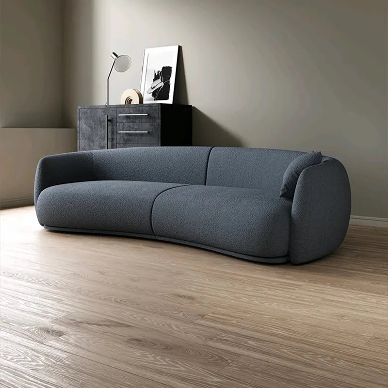 Modern design, size soft Booker curve sofa, living room combination sofa