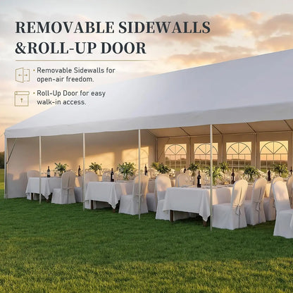 32x16 HDPE Party Tent,Heavy-Duty Canopy Weddings & Events, Custom