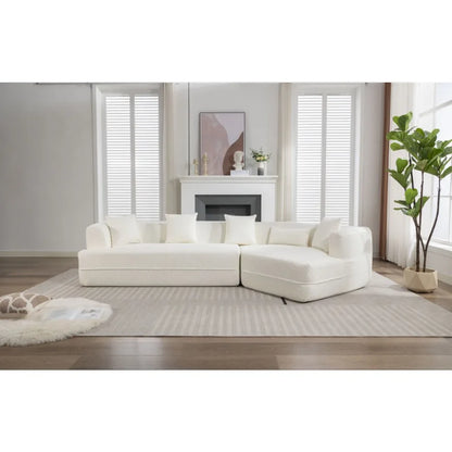 [VIDEO PROVIDED][ New And Upgraded Extended Edition]Modular sofa modern minimalist style sofa upholstered free combination roun