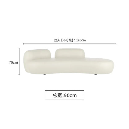 Premium flooring, living room sofa, Nordic velvet, Italian minimalism, lounge sofa, curved fabric, wooden sofa