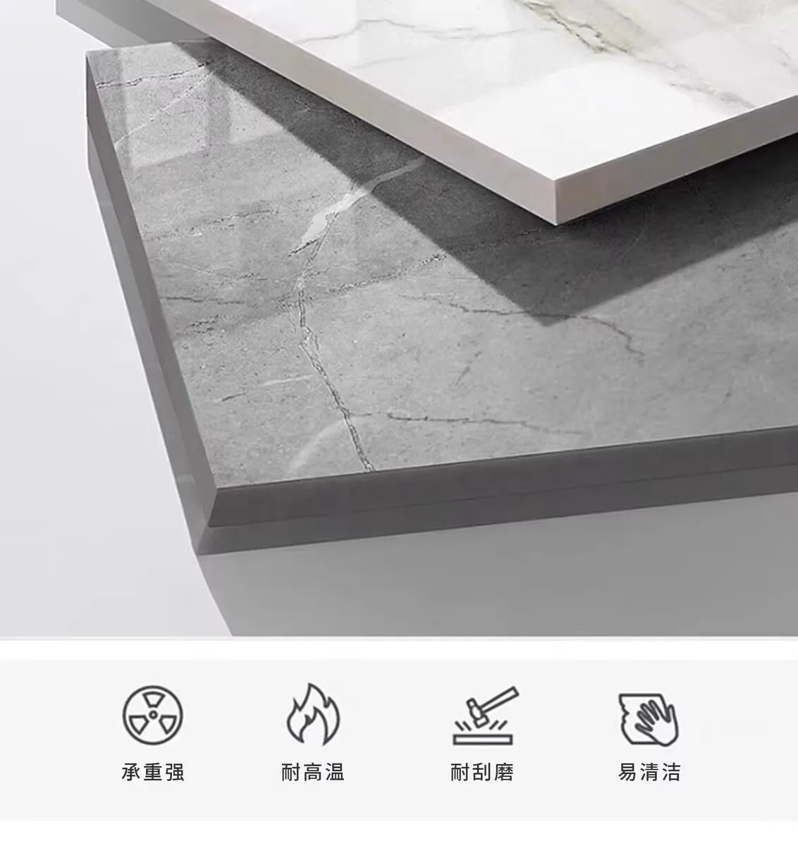 Light luxury entrance table New Chinese  table against the wall Living room Semicircular