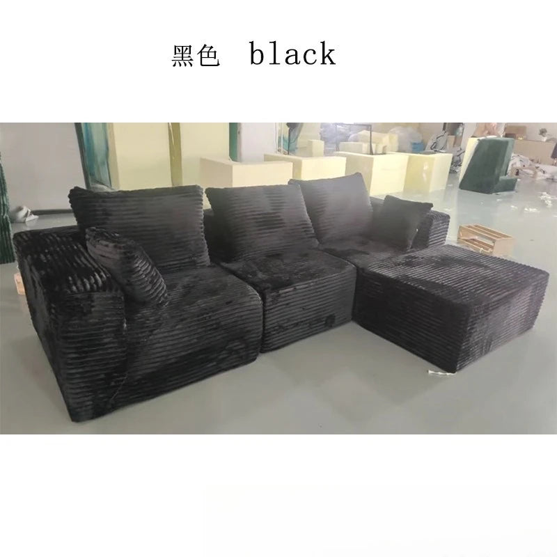 Compression sofa sponge chaise longue module vacuum sofa