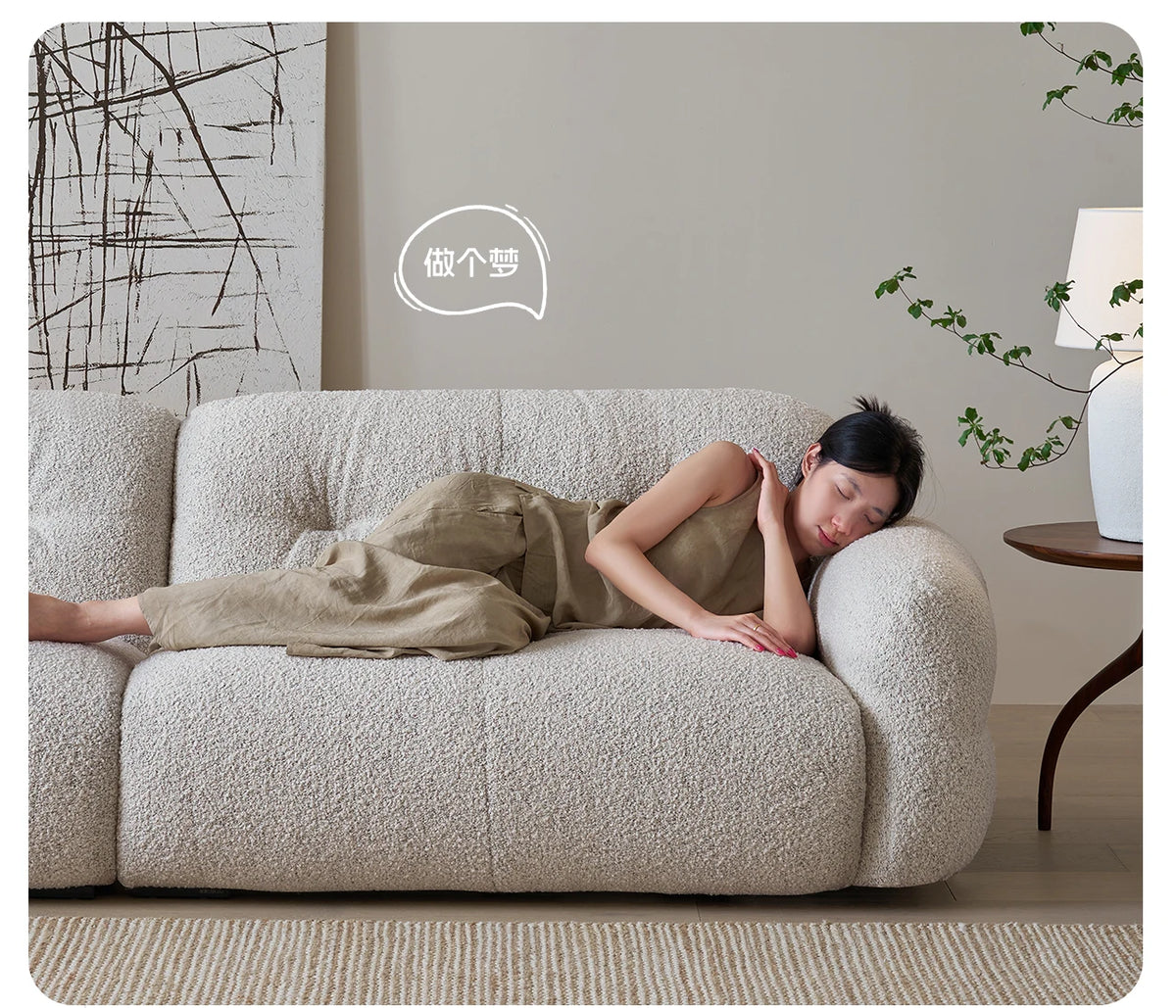 French Cream Style Sofa Modern Simple Living Room Comfortable Trendy Sofas Romantic High Quality Luxury Divano Home Furniture