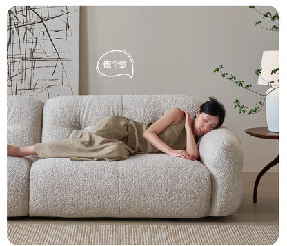 French Cream Style Sofa Modern Simple Living Room Comfortable Trendy Sofas Romantic High Quality Luxury Divano Home Furniture
