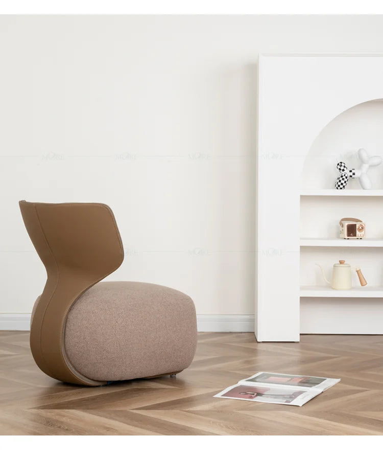 Luxury Fabric Living Room Chair Coffee Shop Living Room Lounges Chair Bedroom Sofa Furniture Low Stool Balcony Leisure Chair t