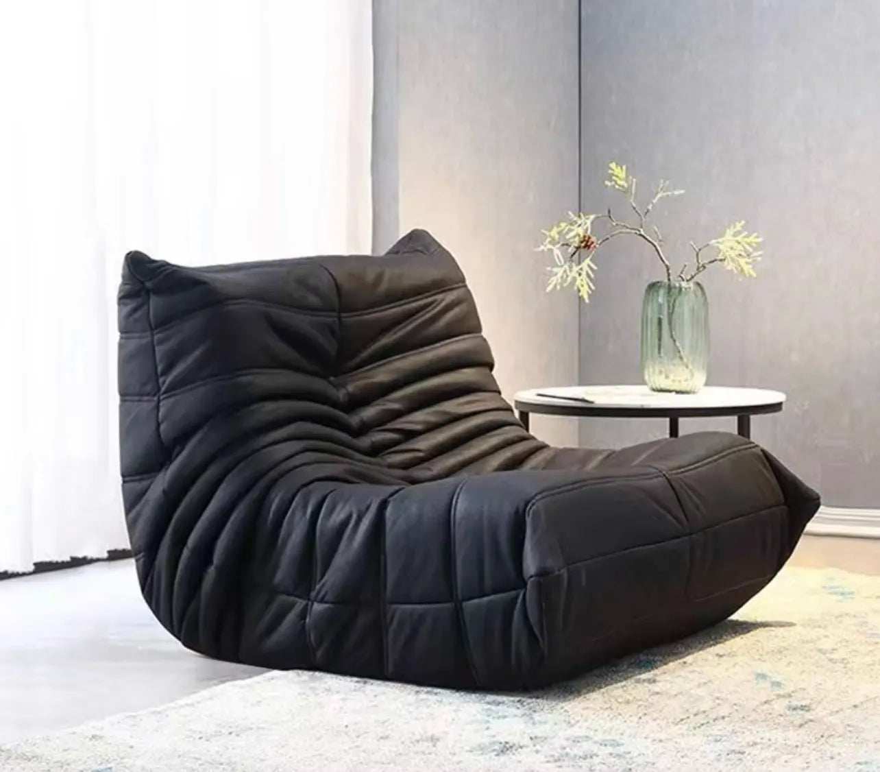 Lazy sofa bean bag balcony bedroom living room caterpillar lazy sofa reclining single sofa super comfortable