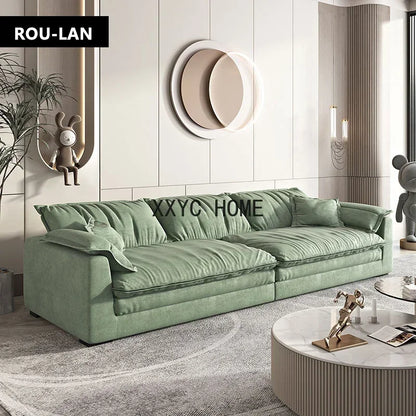 &S Comfy Modern Rectangular Sectional Sofa with Pillows Deep Seat Extra Large Couches Over Size Corner Sofa Living Room Sofas*