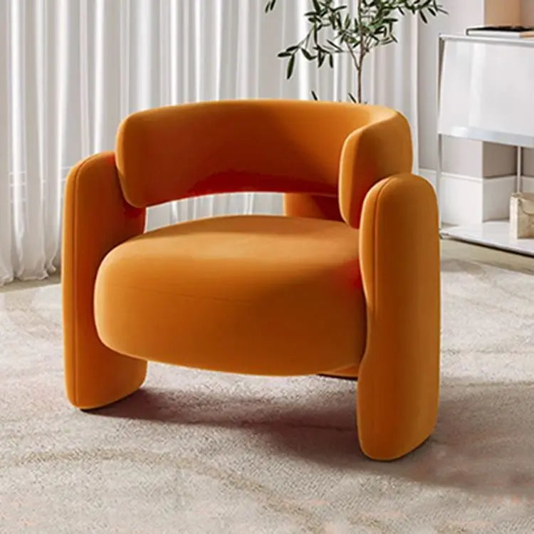 Nordic Simple Single Leisure Chair Living Room Sofa Home Fabric Recliner Bedroom Balcony Small Sofa Study Reading Sofas