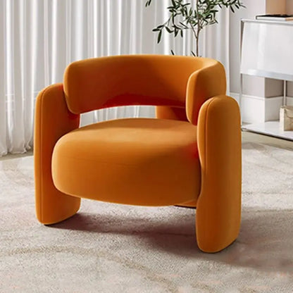 Nordic Simple Single Leisure Chair Living Room Sofa Home Fabric Recliner Bedroom Balcony Small Sofa Study Reading Sofas
