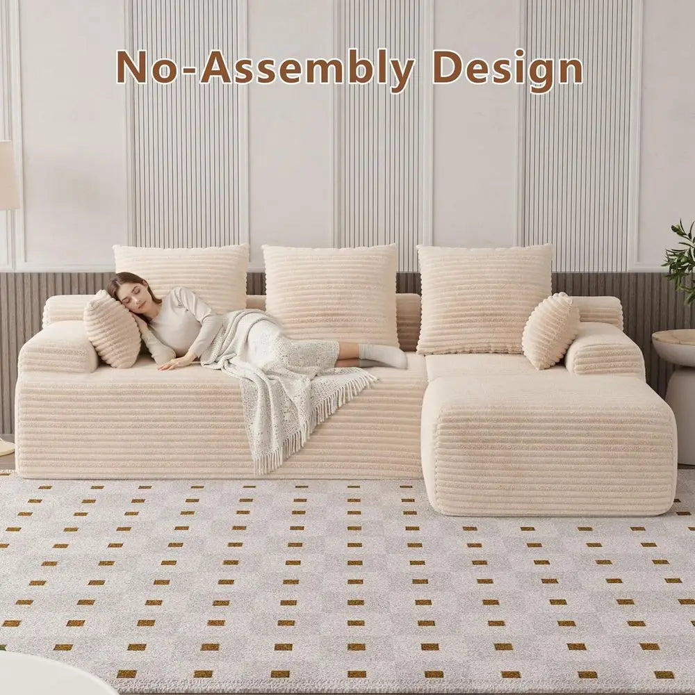 Boneless Couch, Cloud Couch Sectional, 106