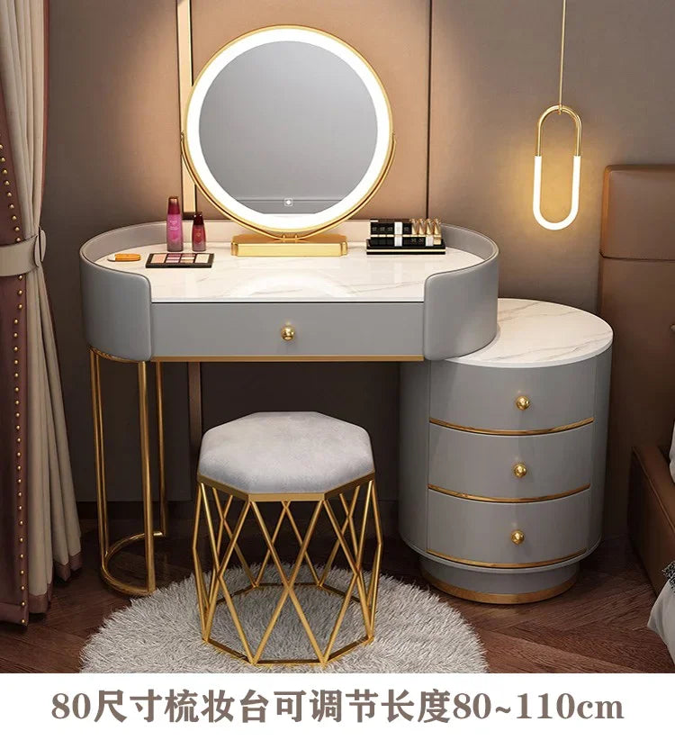 Dresser Stand Makeup Vanity Table Modern White Bedroom Desk Makeup Table Beautys Storage Coiffeuse De Chambre Home Furniture