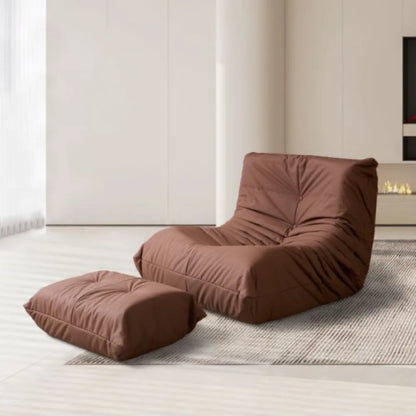 Lazy sofa, togo caterpillar sofa, light luxury, simple Internet celebrity creative chair, suede freehand space recliner