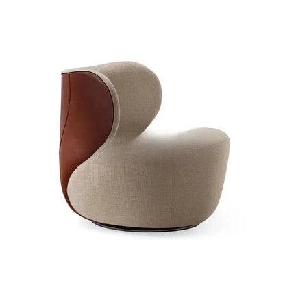 About solid wood special-shaped bedroom balcony leisure single chair fashion, soft decoration club, hair chair