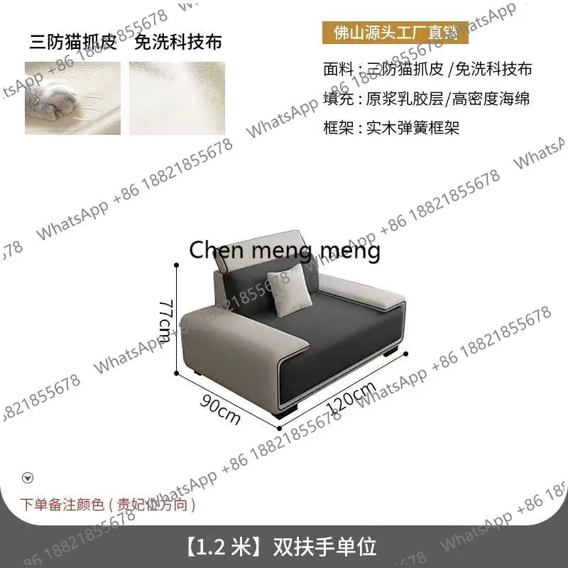 a55 Luxury Sectional Sofas Chaise Longue Bed Italian Modern Sofa Living Room Armchair Muebles Para El Hogar Home Furniture