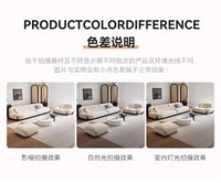 ZML modern minimalist cloud skin-friendly flannel small apartment living room straight row sofa