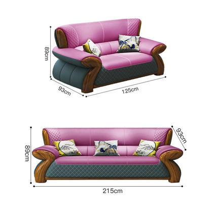 Sectional Nordic Living Room Sofas Pouf Leather Minimalist Modern Living Room Sofas Couch Lounge Muebles Lounge Suite Furniture