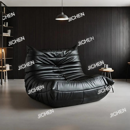Caterpillar  Sofa Recliner Chair Small Couch Single Seat for Bedroom Balcony Minimalist Living Room Floor Lounge