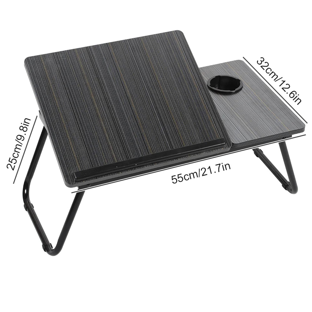 Adjustable Foldable Laptop Desk Portable Ergonomic Stand for Bed Sofa Notebook