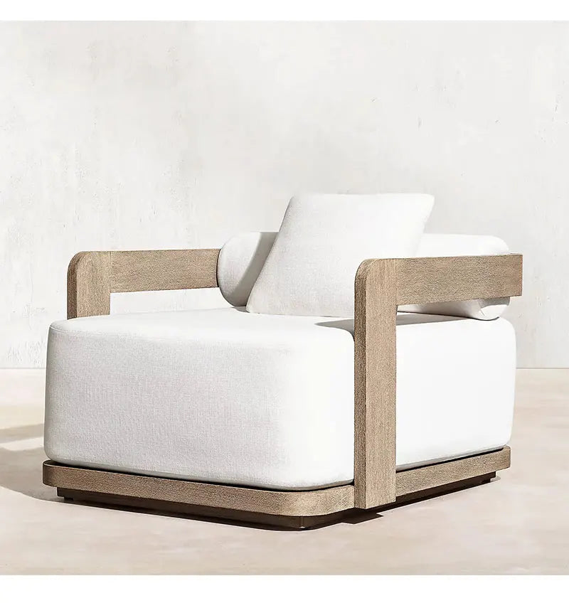New Design Morden Outdoor Patio Furniture Sofa Set All Weather Waterproof Fabric Aluminum Sofa