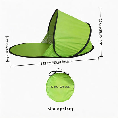 Outdoor portable automatic pop-up beach tent, sunshade, UV protection, camping tent, fishing and picnic tent, practical tent.
