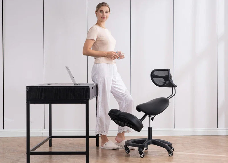 Ergonomic Adjustable Computer Chair Comfortable Home Kneeling Chair